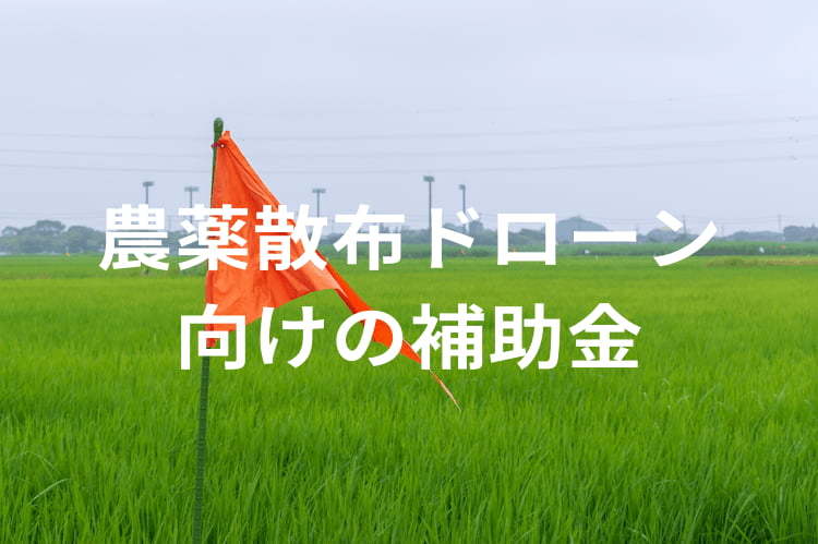 農薬散布ドローンの補助金・助成金一覧｜申請方法と注意点を解説