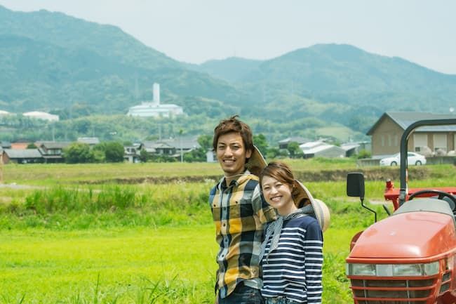 新規就農した夫婦