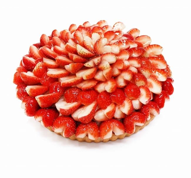 愛媛県産いちご「紅い雫」のケーキ