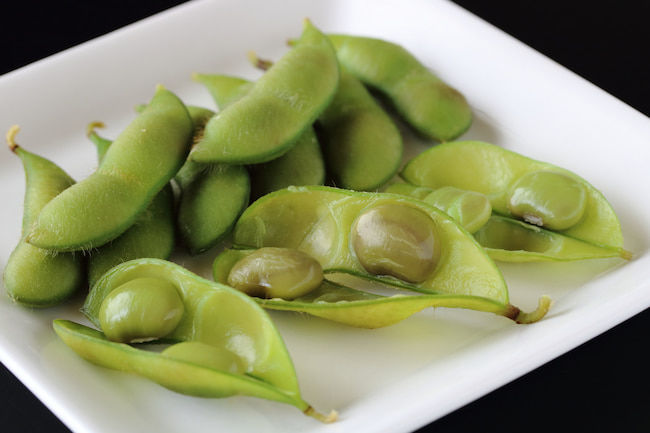 薄皮が茶色い茶豆