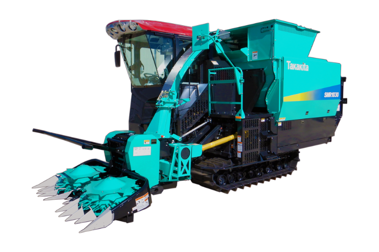 汎用型微細断飼料収穫機「SMR1030(本体)+SMR-MH5(マルチヘッダ)」
