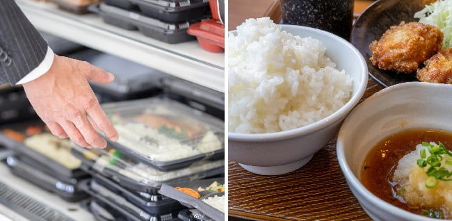 主食用米はコンビニ弁当やレストランチェーンなど中食・外食産業の需要が高い