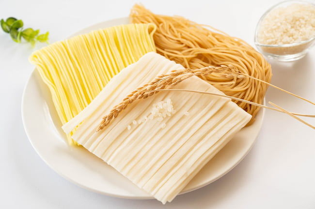 高アミロース米は、麺や製菓用のほか、ぽろぽろした食感を活かした料理にも向く